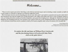 Tablet Screenshot of letchworthparkhistory.com